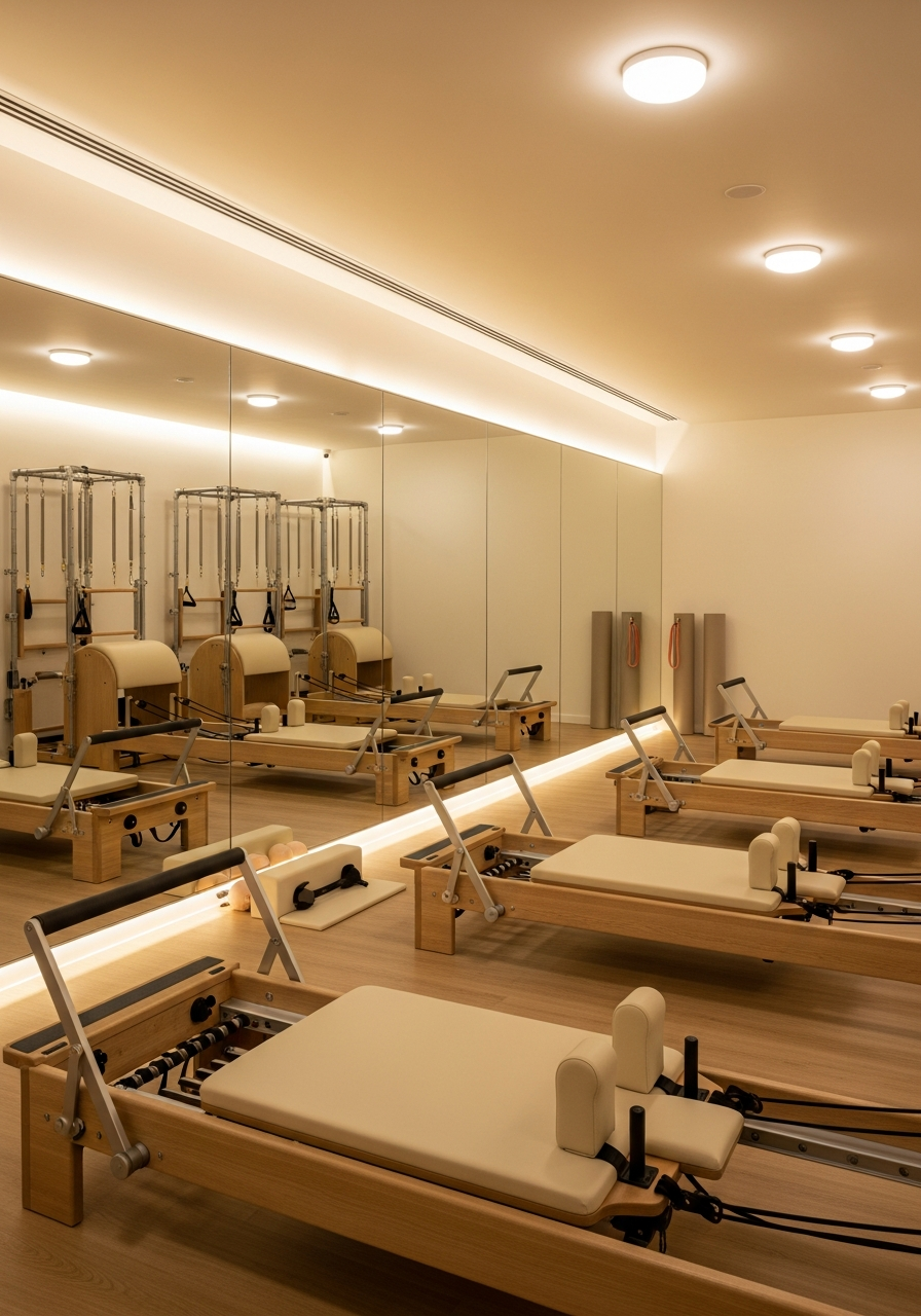 Интерьер студии UPilates